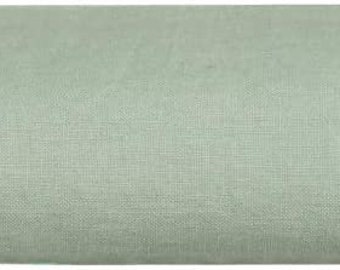 Viridian sage  color Pure linen Flat sheet. 100% organic flax linen. European grown and woven