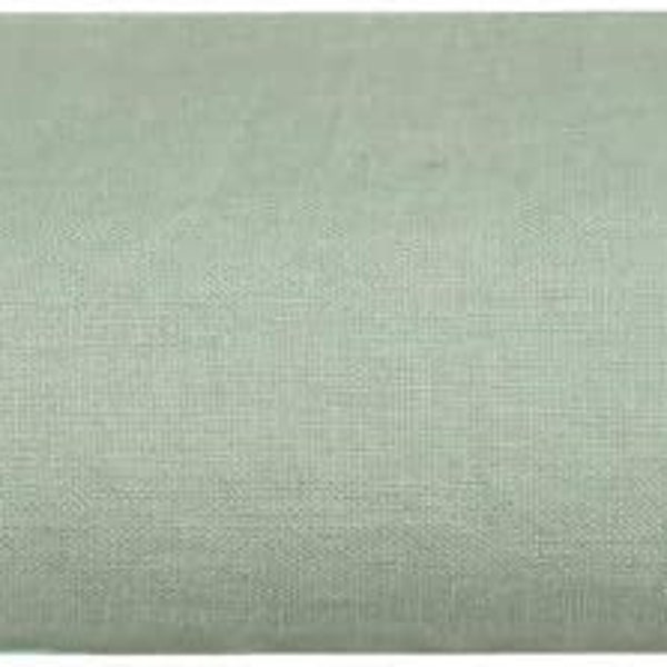 Viridian sage  color Pure linen Flat sheet. 100% organic flax linen. European grown and woven