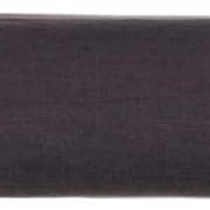 Charcoal black color Pure linen Flat sheet. 100% organic flax linen. European grown and woven image 1
