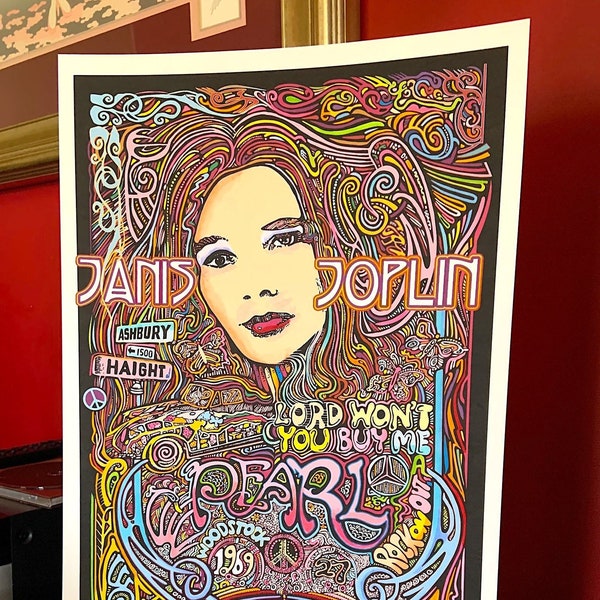 Janis Joplin Art - Etsy