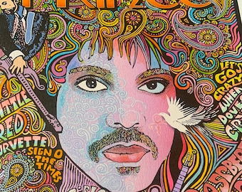 Prince Poster, Purple Rain, art print by Posterography.