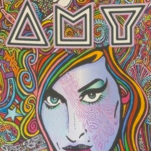 Amy Winehouse art print, by Posterography