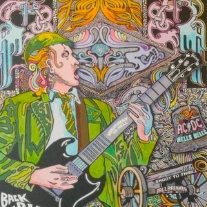 AC/DC art print by Posterography