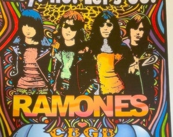 Ramones, Hey Ho Let's Go, Kunstdruck von Posterografie