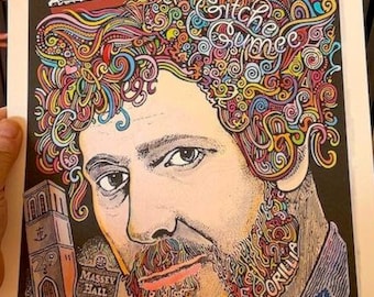 Gordon Lightfoot Poster, art print by Posterography