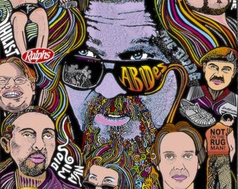 The Big Lebowski, quality art print by Posterography.
