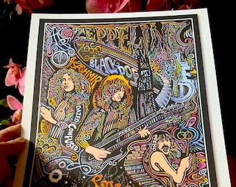 Led Zeppelin art print by Posterography
