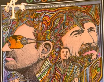 U2  Poster, The Joshua Tree, Bono, art print by Posterography