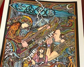Led Zeppelin Poster, Art Print by Posterography.