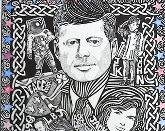 Cartel del 50 aniversario de JFK de Posterography