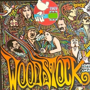 Póster de Woodstock, impresión artística de calidad, de Posterography.