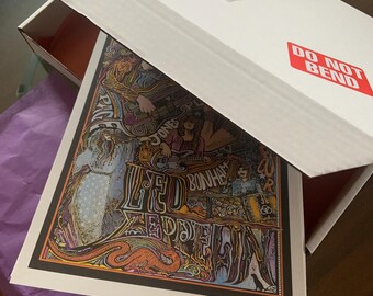 Led Zeppelin Art Print by Posterography - Etsy