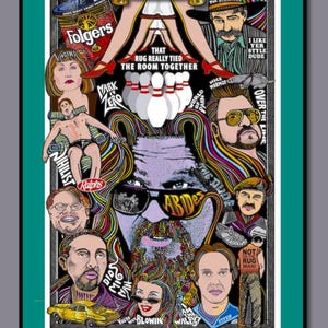 The Big Lebowski, quality art print by Posterography.