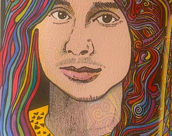 Steve Perry Poster, Journey Print, by Posterography