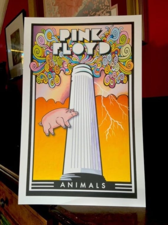 Pink Floyd Poster, Art Print by Posterography -  UK
