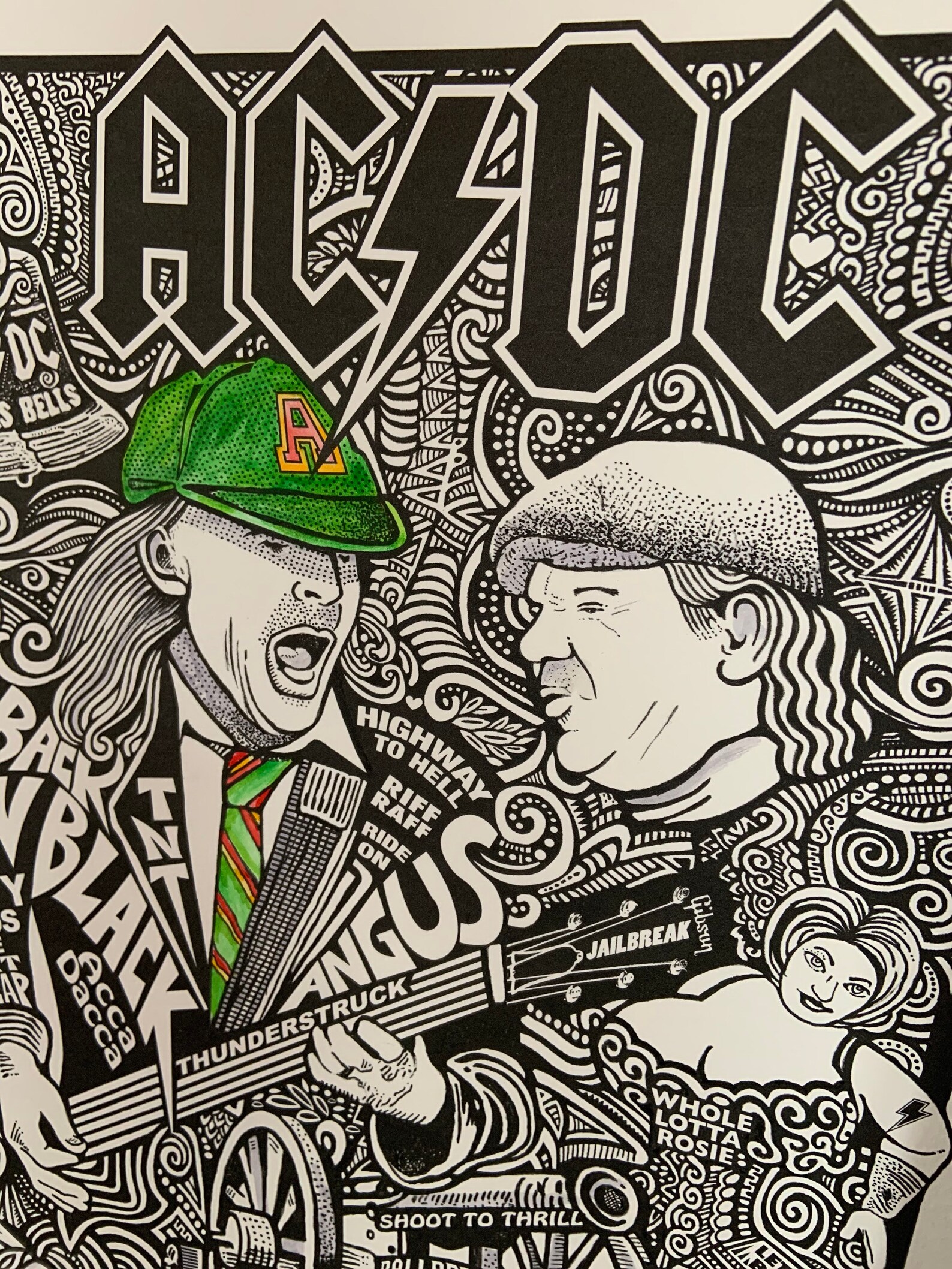 AC/DC Poster by Posterography - Etsy Norway