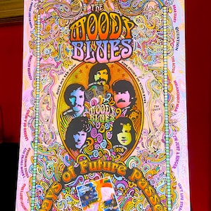 The Moody Blues, art print by Posterography