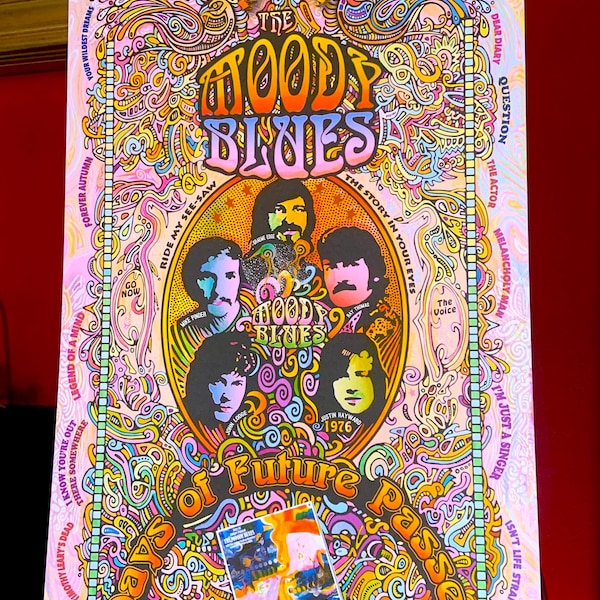 The Moody Blues, art print by Posterography