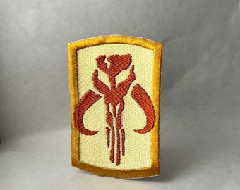 Boba Fett Mythosaur Skull Sigil Embroidered Patch