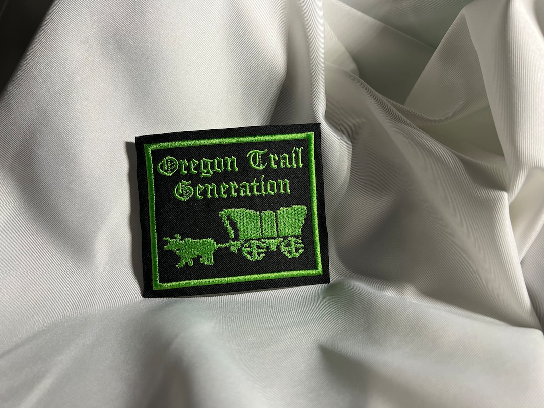 Oregon Trail Generation Embroidered Patch Etsy Oregon Trail Generation Embroidered Patch Etsy