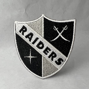Parche bordado con el escudo de los Vegas Raiders