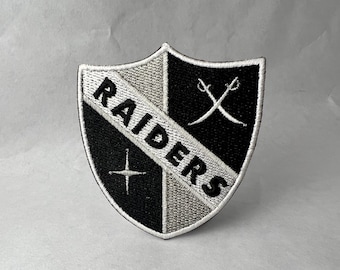 Vegas Raiders Shield Embroidered Patch