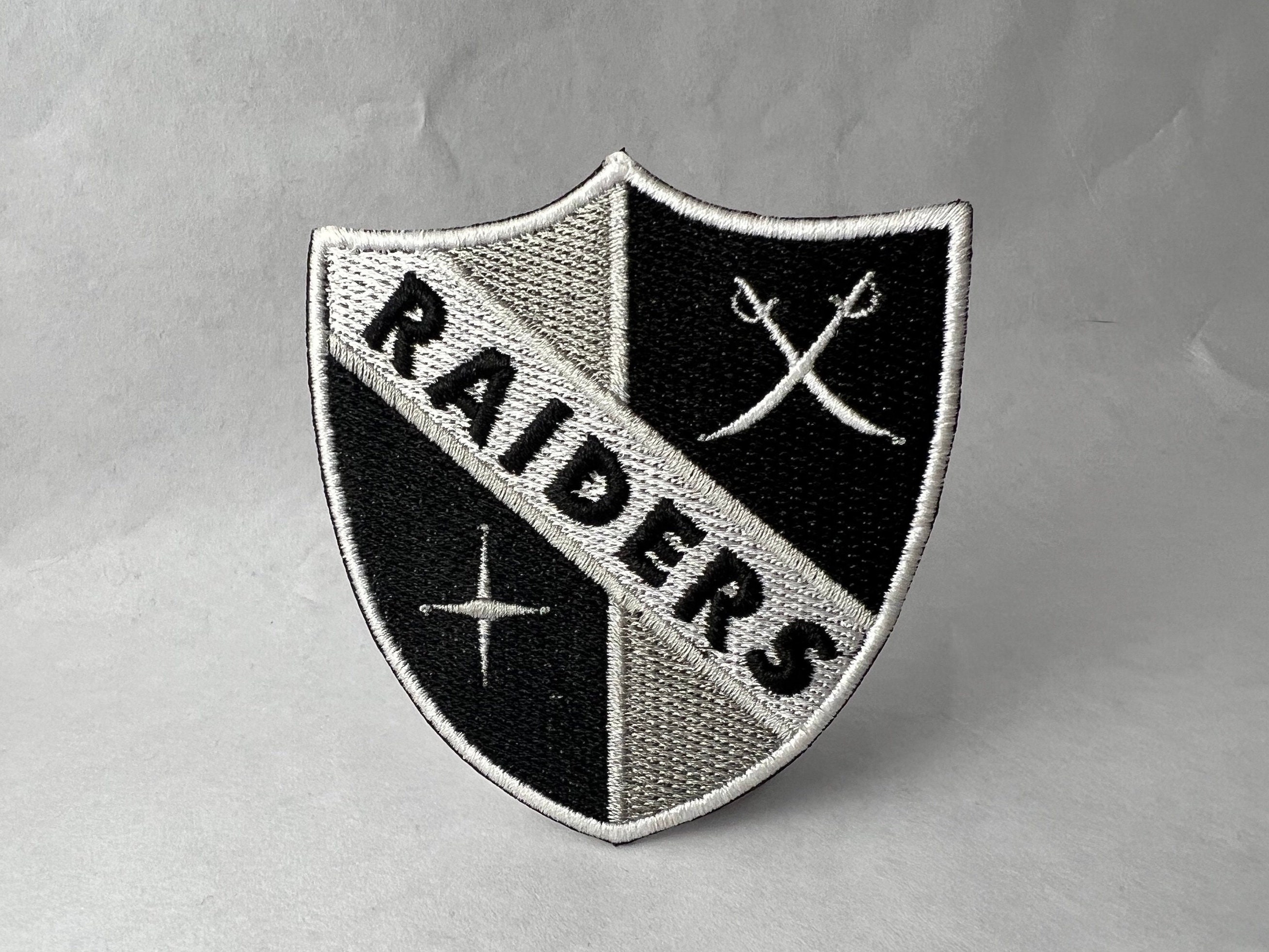 Buy Military Tactical Embroidered Oakland Raiders Patch Hook and Online in  India 