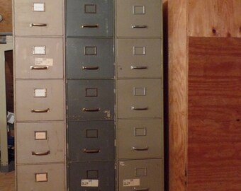 Steel File Cabinet Etsy