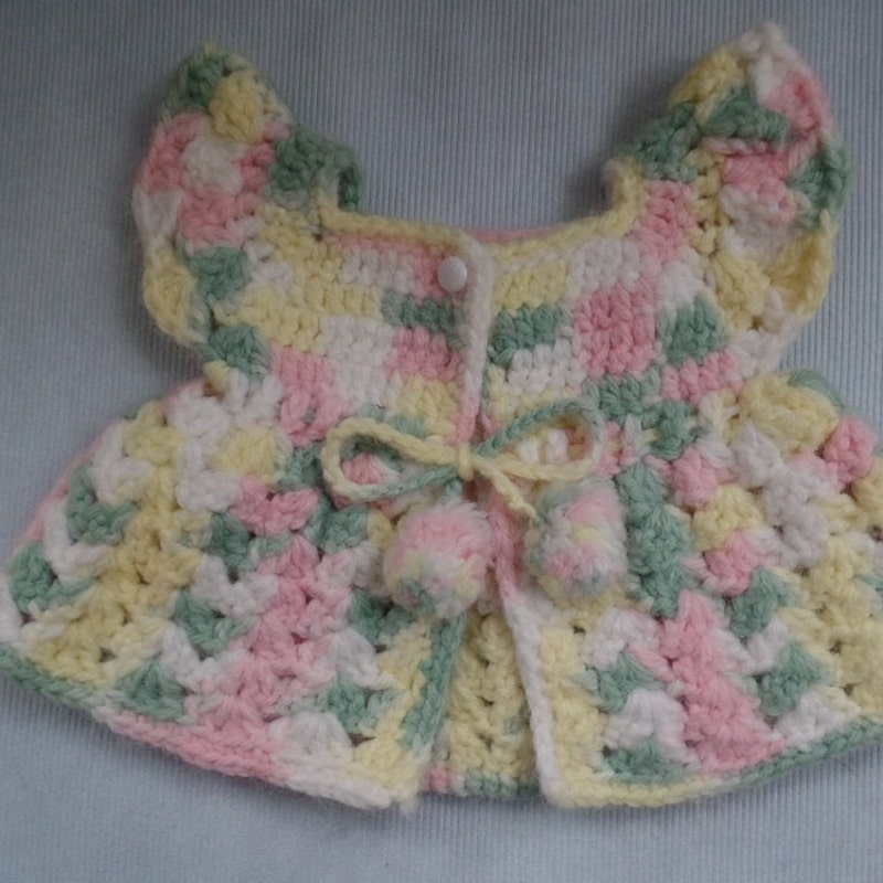 Pastel Stripe Knitted Baby Sweater Vest