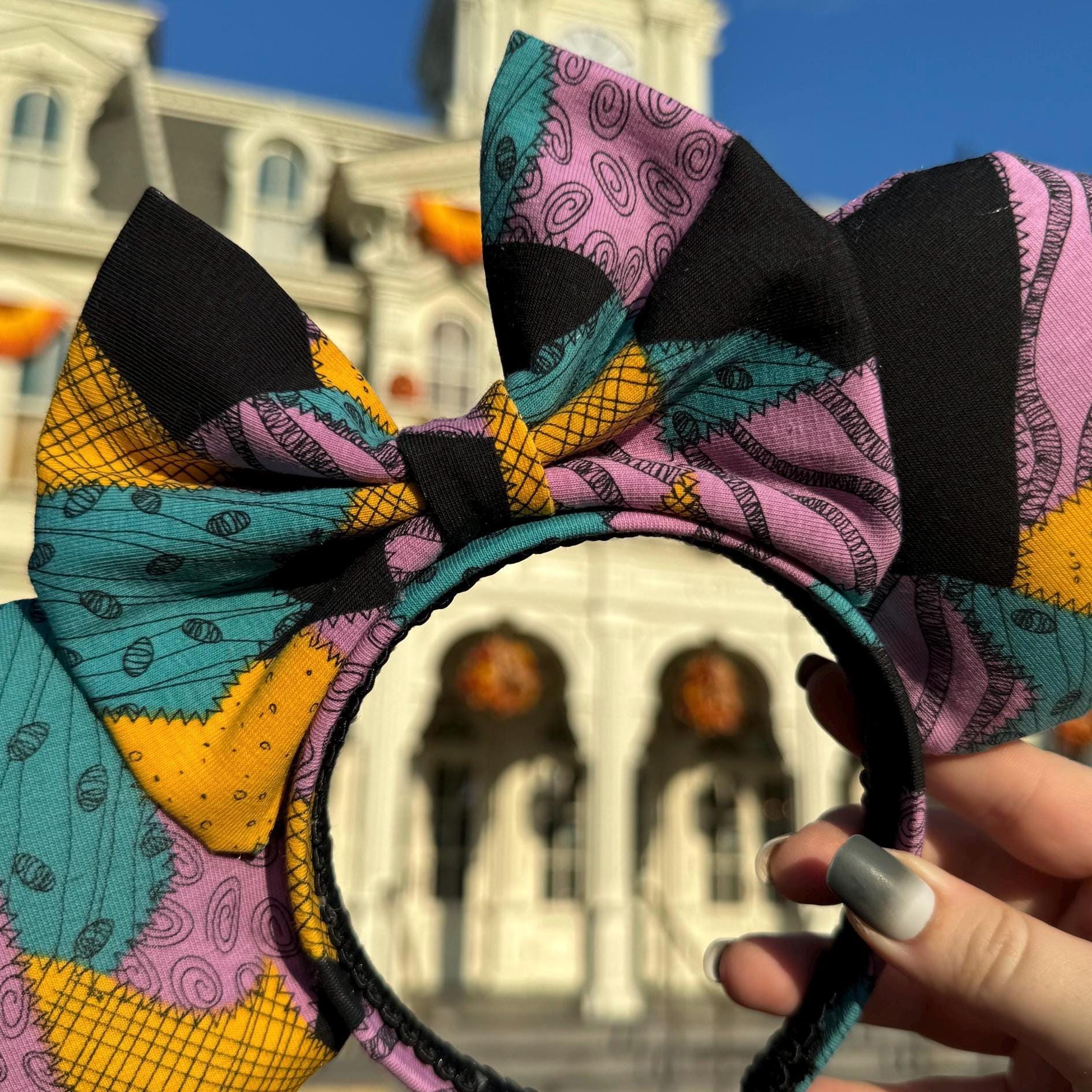 Disney Parks Nightmare Before Christmas Sally Ears Headband ?NEW NIGHTMARE BEFORE CHRISTMAS EARS! ? ? ? The newest  main image 4