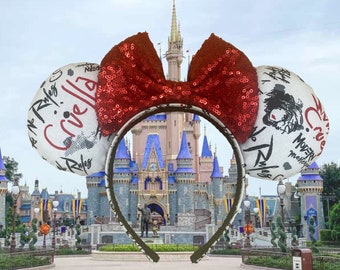 Cruella De Vil Ears | Cruella Minnie Ears | Disney Villains Ears