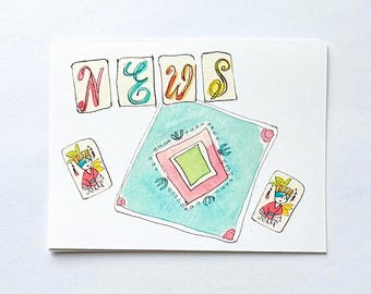 Mahjongg Mahj NEWS cards