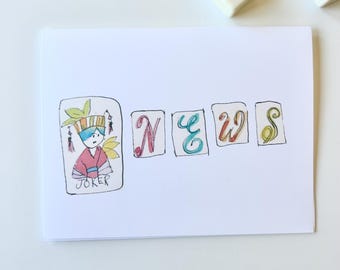 Mahjongg Mahj NEWS cards