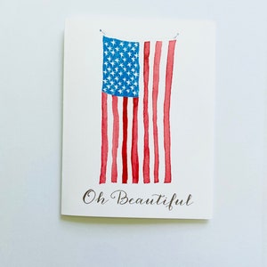 Oh belles, cartes de correspondance patriotique du drapeau américain