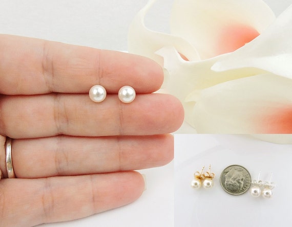 Orecchini A Perno In Argento Sterling 925 Massiccio – Con Cristallo Rosa 3 Mm, Chiusura A Farfalla, Senza Pietra