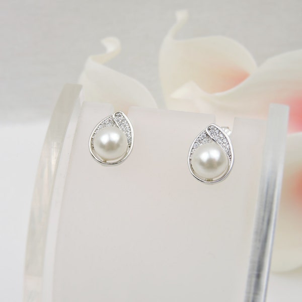 Fake Pearl Earrings Etsy