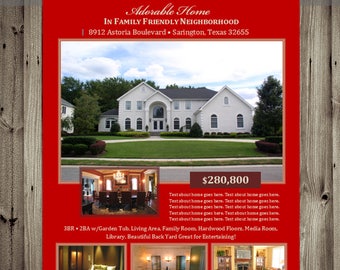 real estate flyer template