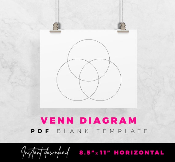 printable venn diagram 3 circles infographic template etsy singapore