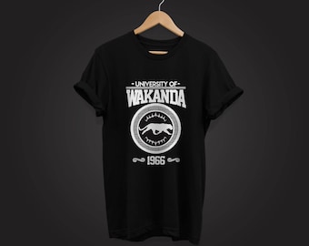 Universidad de Wakanda - Camiseta de hombre Pantera Negra, ropa africana, moda africana, ropa de calle africana