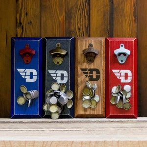 Magnetic Bottle Opener - University of Dayton Flyers D Logo - Great Father's Day Gift or Groomsmen Gift!