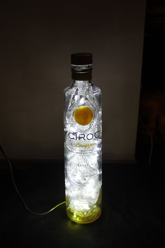Ciroc Ananas Wodka Flasche 100 Led Mann Hohle Bar Deco Licht Etsy