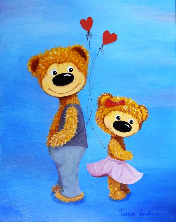teddy painting