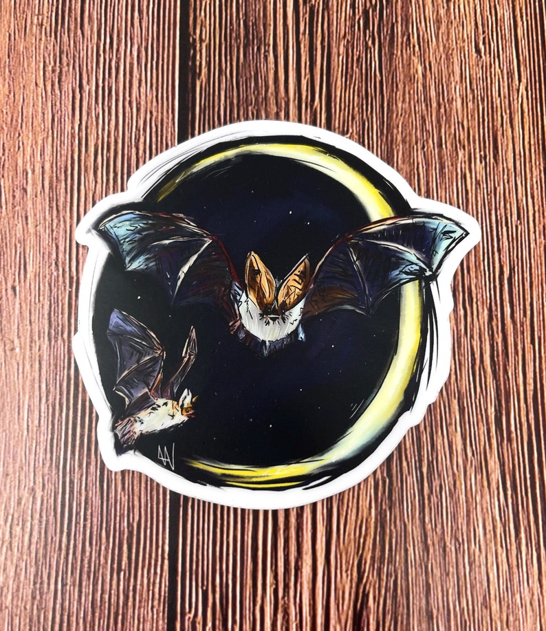 Bat Vinyl Decal Sticker - Etsy