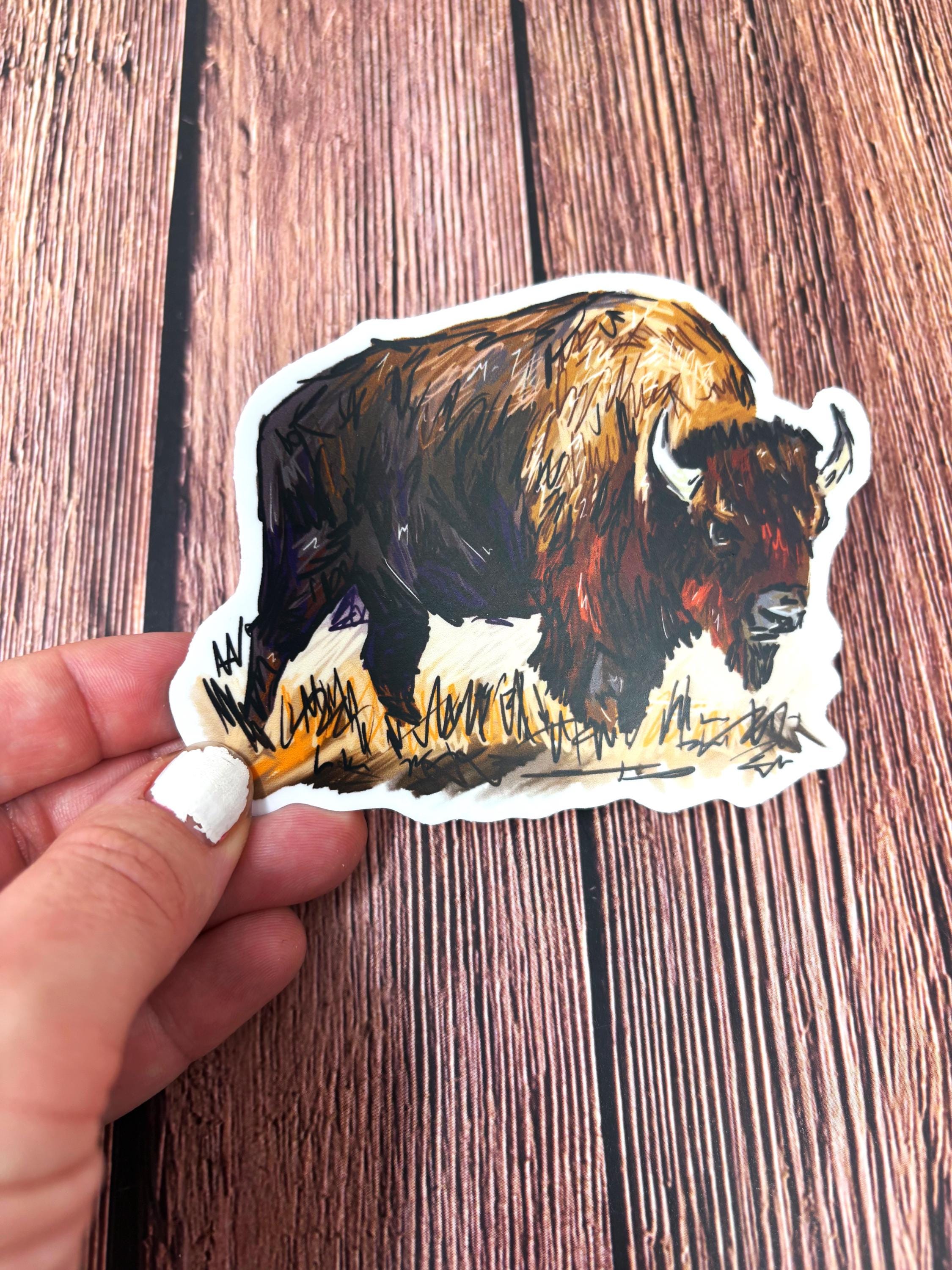 Buffalo Sticker Vinyl Decal Sticker - Etsy