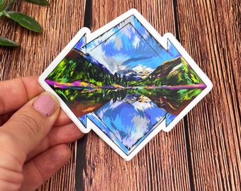 Maroon Bells Vinyl Decal 4" Sticker