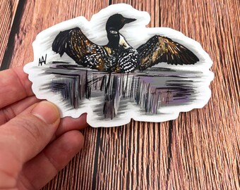 Loon Sticker Vinyl Decal Sticker