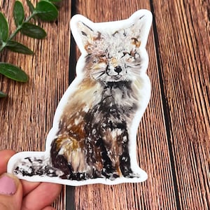 Fox Vinyl Decal 4&quot; Sticker