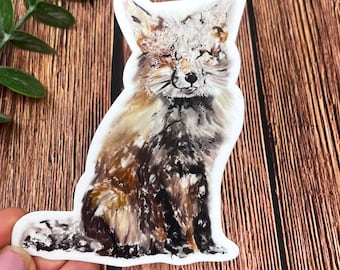 Fox Vinyl Decal 4" Sticker