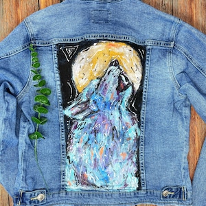 Custom Hand Painted Denim Jacket - Toddler/Youth