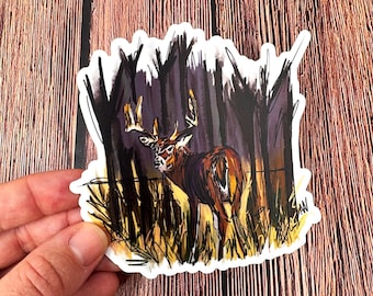 Deer Sticker Vinyl Decal Sticker